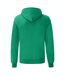 Sweat À Capuche Classic Homme Vert Chiné Fruit Of The Loom-2