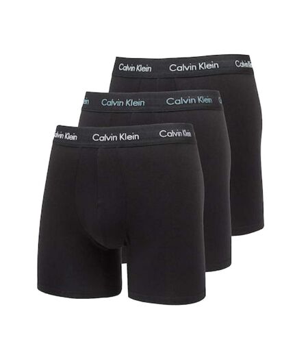 X3 Boxers Noires Homme Calvin Klein Jeans Boxer Brief 3 - L