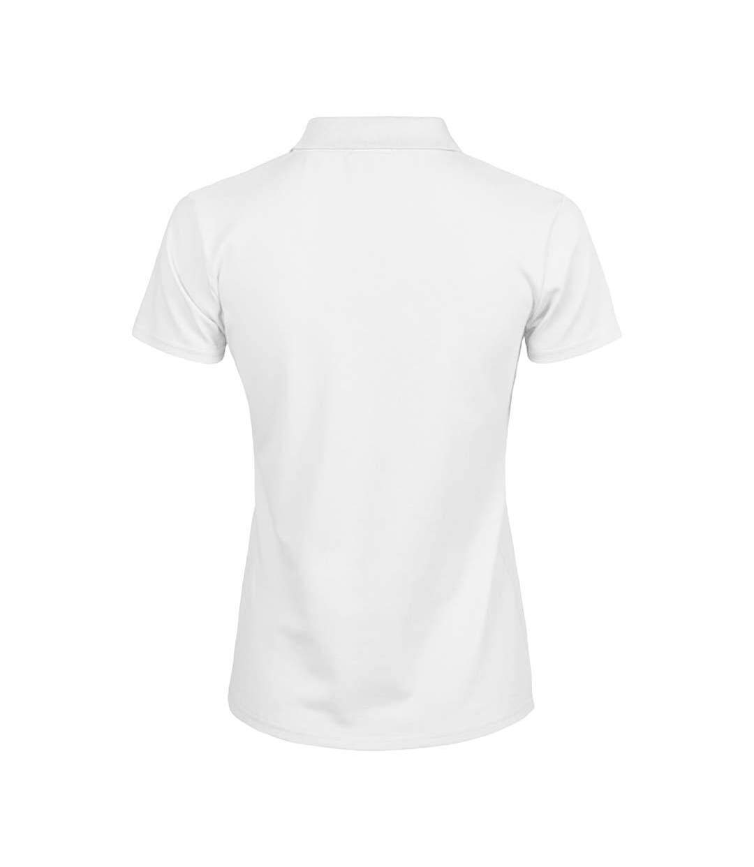 Polo À Manches Courtes Femmes Blanc Tee Jays-2