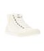 Womens/ladies jazzin hi canvas pumps white Rocket Dog-1