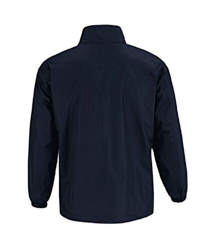 B&C Mens Air Lightweight Windproof, Showerproof & Water Repellent Jacket (Navy Blue) - UTBC1281