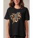 T-shirt à manches courtes motif gaphique TASHA-4