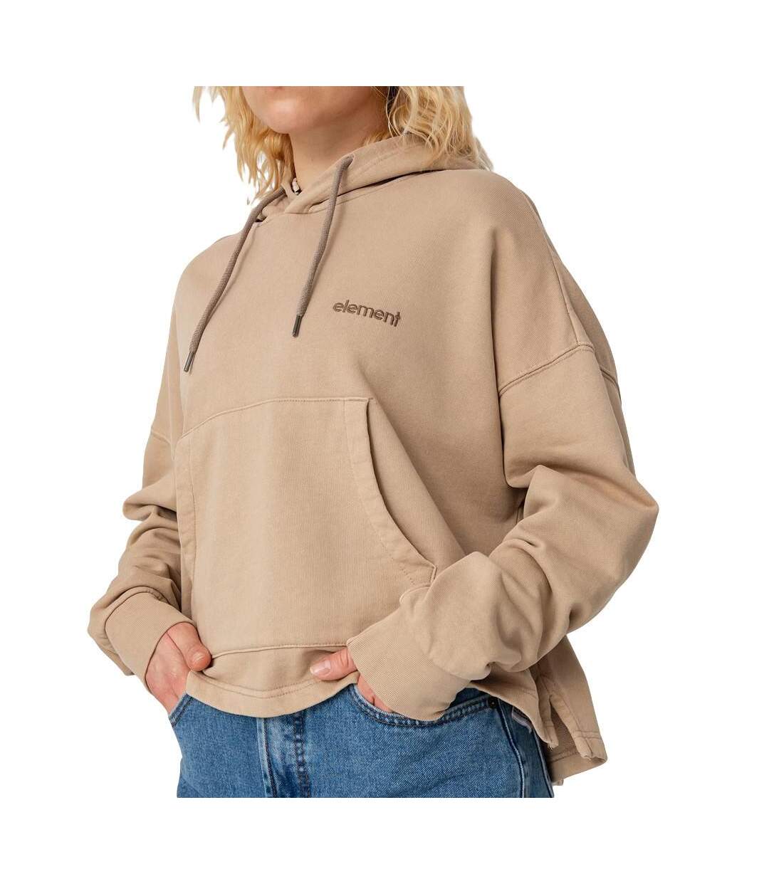 Sweat à Capuche Marron Femme Element Ferring - L