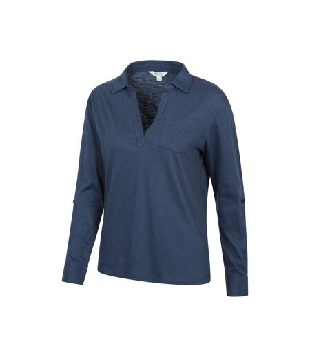 Polo Brae Femme Bleu Marine Mountain Warehouse