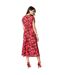 Robe mi-longue femme rouge Dorothy Perkins