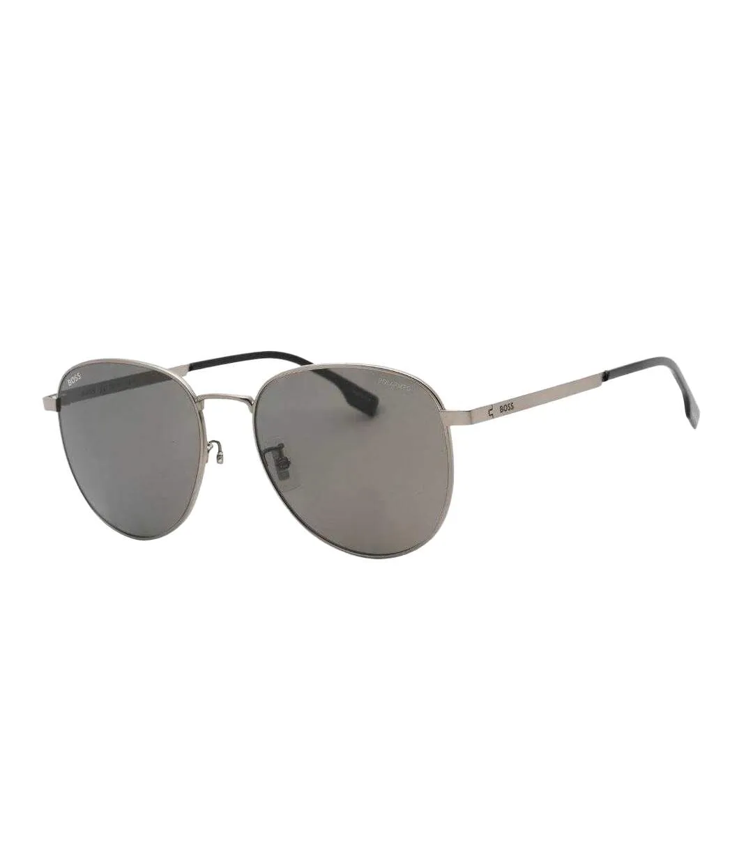 Lunettes De Soleil Motif/style Polarisé Homme Taille Unique Ruthénium Foncé Gris Hugo Boss-2