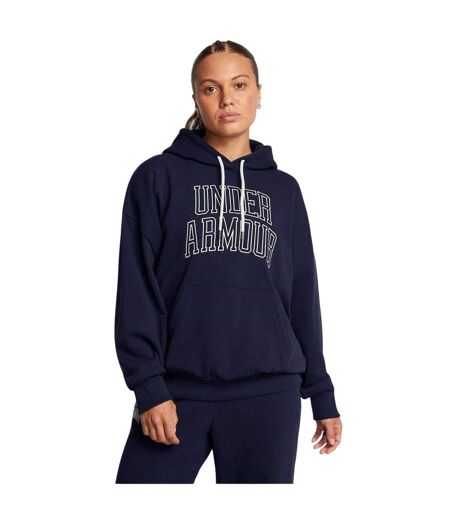 Sweat À Capuche Motif/style Icône Icon Femme Bleu Under Armour