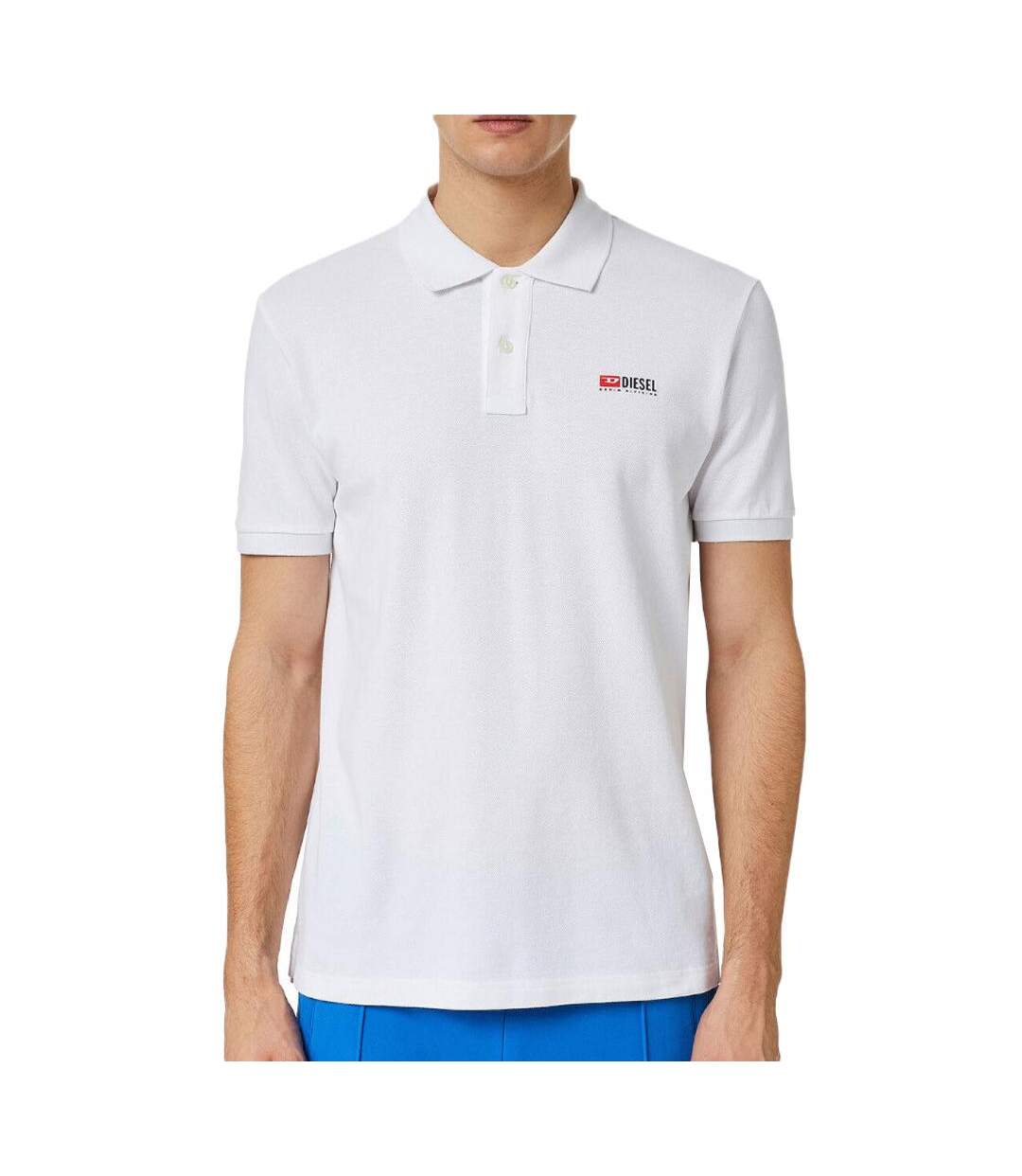 Polo Blanc Homme Diesel RMXZA - M-1