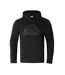 Sweat À Capuche Homme Noir Kappa-1