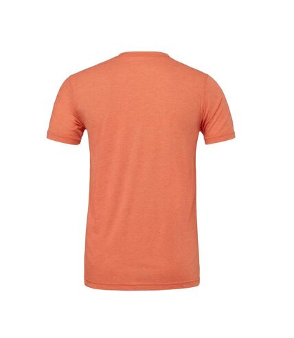 Adults unisex crew neck t-shirt coral Bella + Canvas