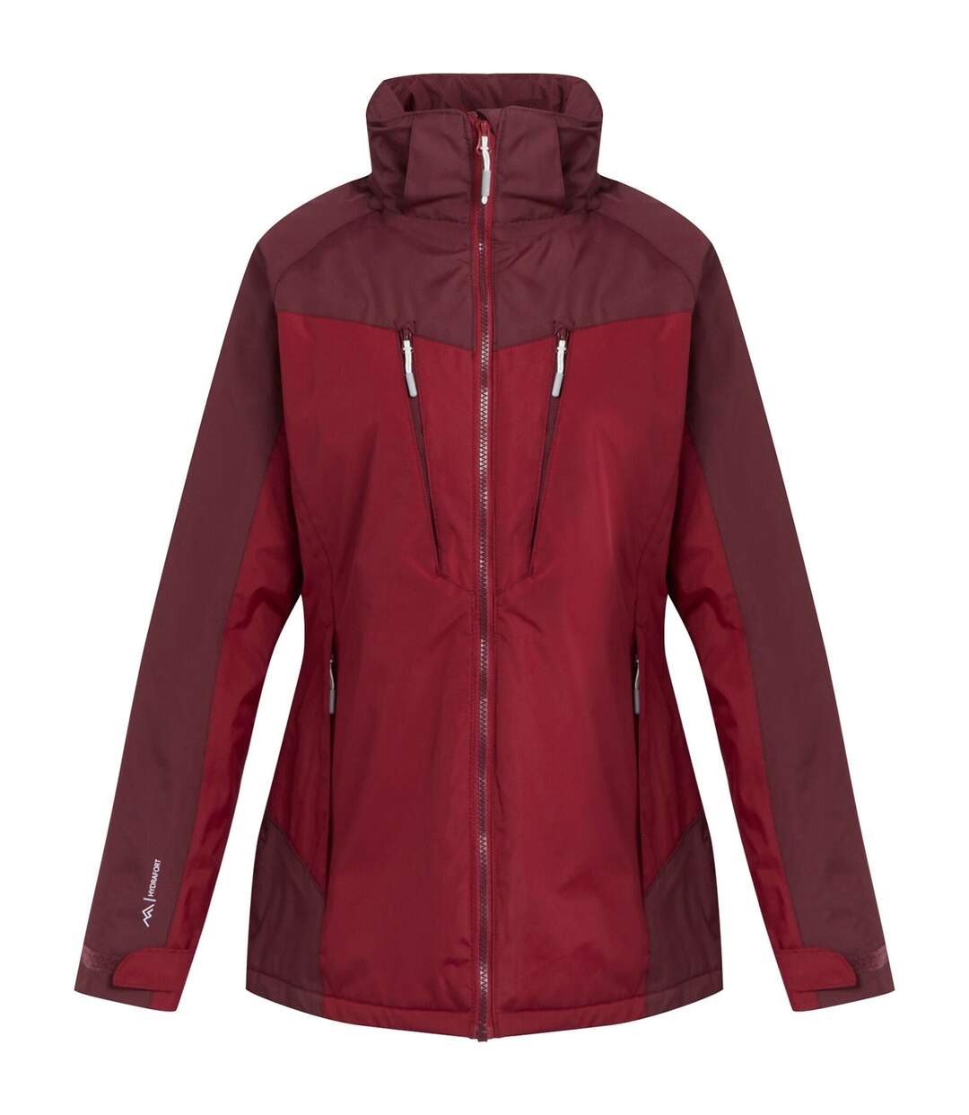 Womens/ladies Calderdale Winter Waterproof Jacket Rumba Red Burgundy Regatta-1