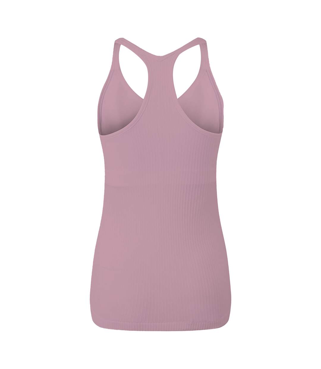 Womens/ladies Seamless 3d Fit Sculpt Vest Mauve TriDri-2