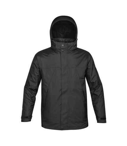 Stormtech Mens Five In One Parka Hooded Waterproof Breathable Jacket (Black/Black)