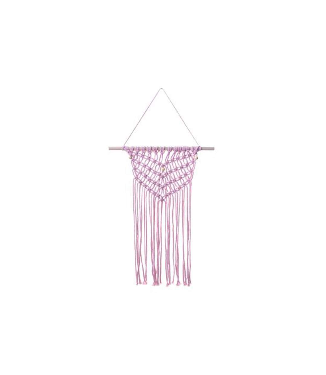 Tissage Mural Arbo 63cm Rose-1