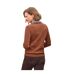 Pull Motif/style Classique Femme Feuille D´automne WoolOvers-2