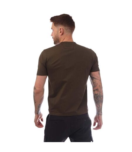 Mens Metropolis Series Logo T-shirt Green C.P. Company