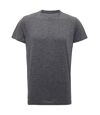 Tri Dri Mens Short Sleeve Lightweight Fitness T-Shirt (Black Melange) - UTRW4798