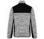 Veste recylée en polytricot - WK9108 - gris clair chiné et noir-2