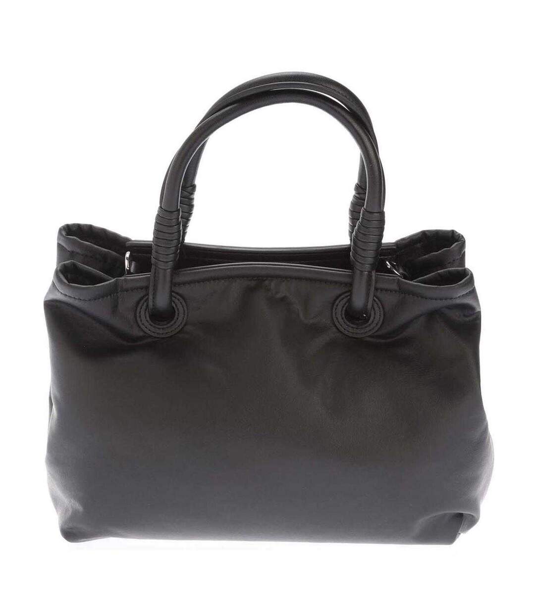 Faux Leather Tote Bag One Size Black Emporio Armani-2