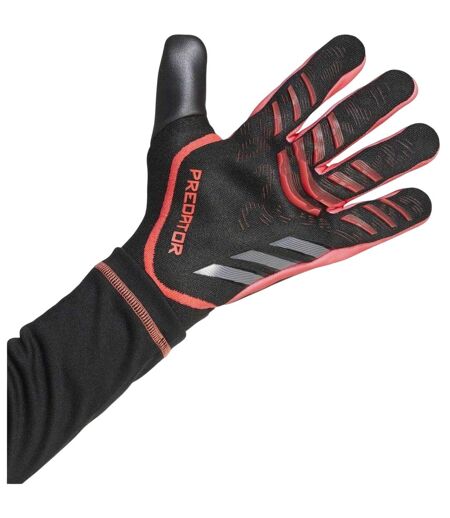Gants De Gardien De But Motif/style Détail Contrasté Predator Pro Adulte Noir Rouge Adidas