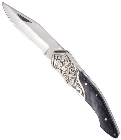 Messer mit Arabesken-Gravur