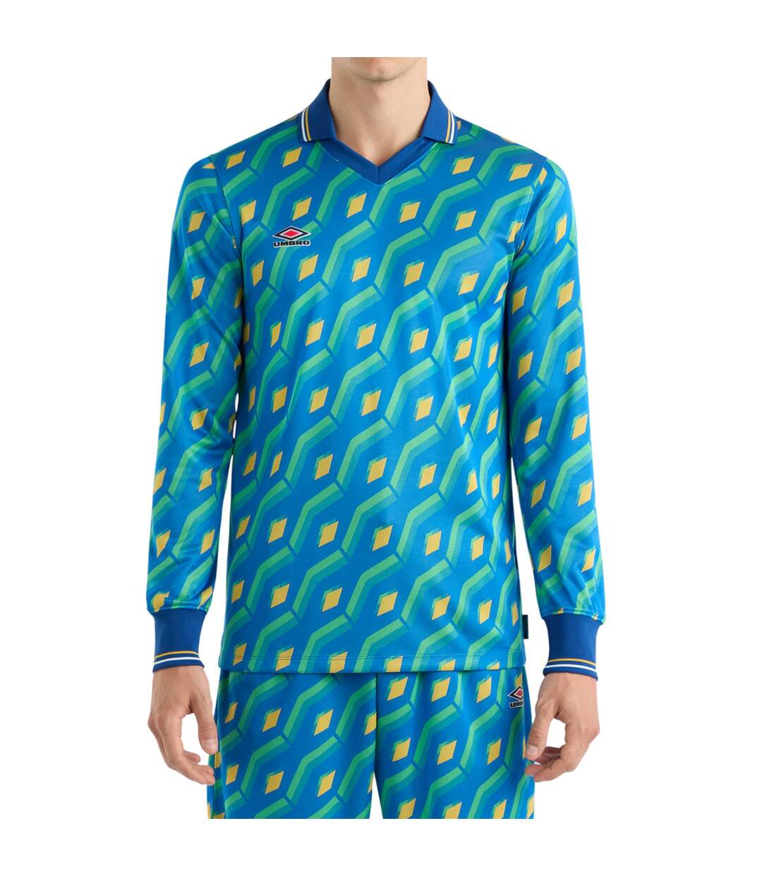 Mens jacquard long-sleeved jersey limoges Umbro-1