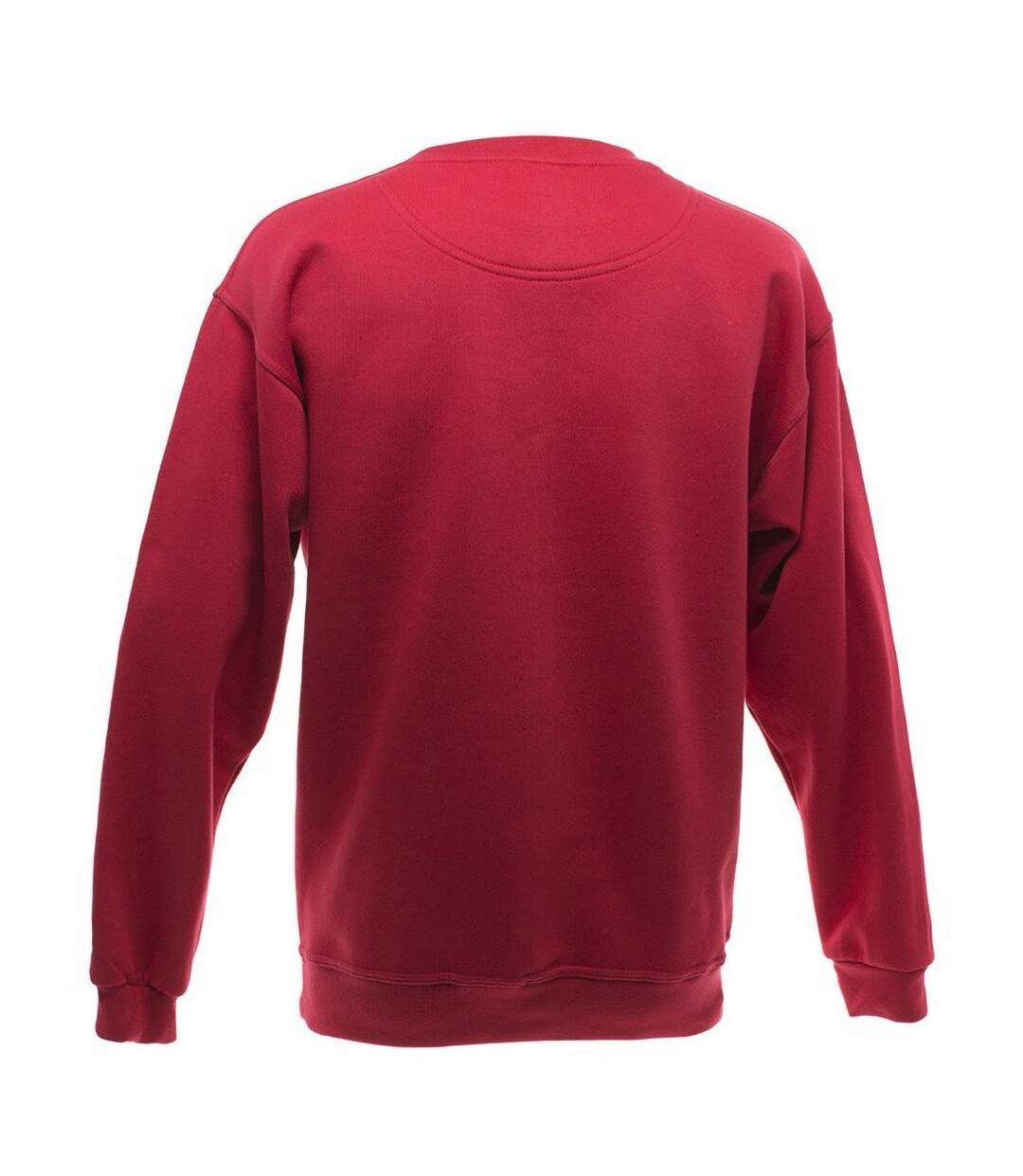 Sweatshirt uni épais adulte unisexe rouge UCC-2