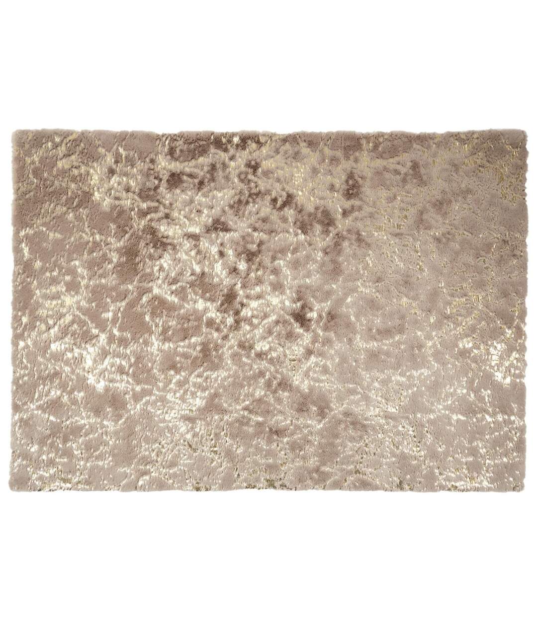 Tapis Imitation Fourrure Negrada 120x170cm Taupe-1