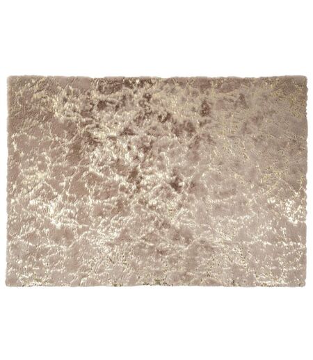 Tapis Imitation Fourrure Negrada 120x170cm Taupe