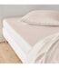 Drap Housse en Lin Adorable 140x190cm Beige Lin-3