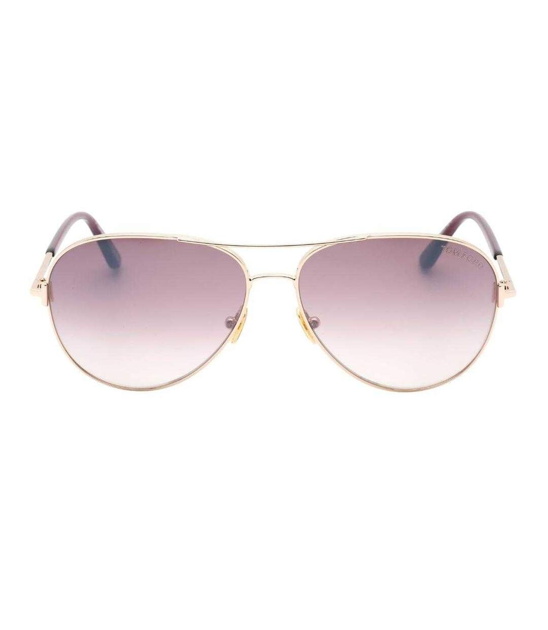Lunettes De Soleil Motif/style Brillant Femme Taille Unique Rose Doré Tom Ford-2