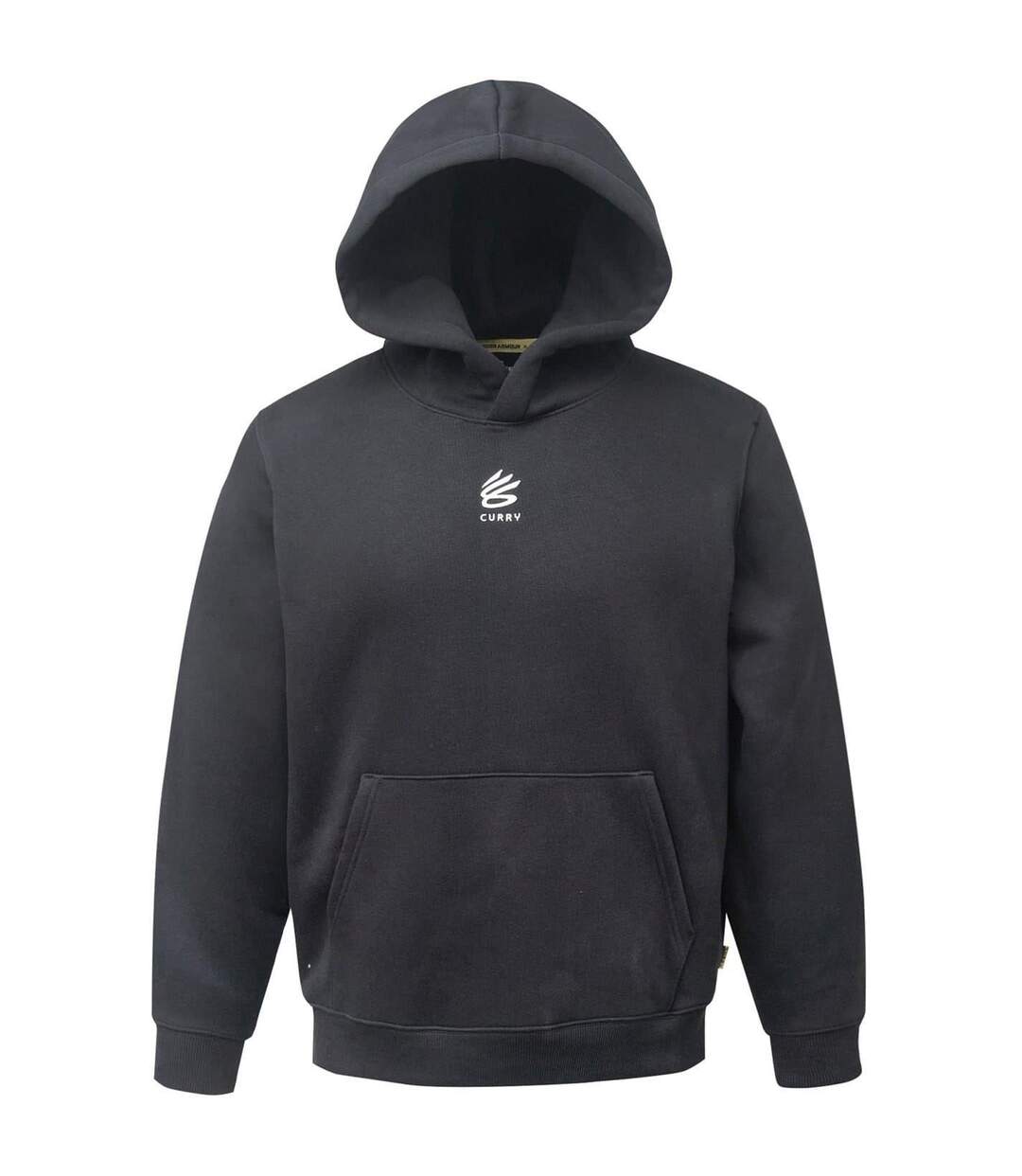 Mens Curry Splash Fleece Hoodie Black White Under Armour-2