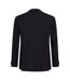 Mens Lapel Collar Suit Jacket Black Boss-3