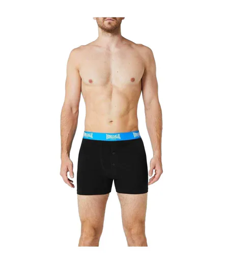 Boxers Homme Noir Bleu Vif Lonsdale