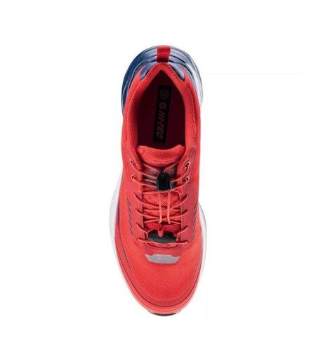 Baskets Randonnée Mostar Homme Rouge Bleu Marine Foncé Hi-Tec