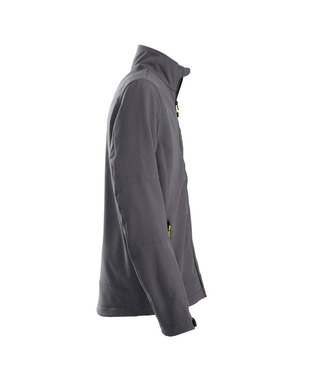 Mens Trial Soft Shell Jacket Steel Grey Printer-3