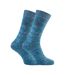 2 Pack Mens Bright Colour Luxury Cotton Casual Crew Socks-1