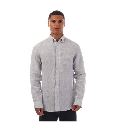 Chemise Style À Rayures Homme Blanc Gant