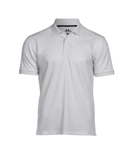 Mens Club Polo Shirt White Tee Jays