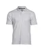 Mens Club Polo Shirt White Tee Jays-1