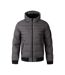 Doudoune Matelassée Motif/style À Capuche Homme Gris Respect-2