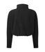 TriDri Womens/Ladies Cropped Fleece Top (Black)