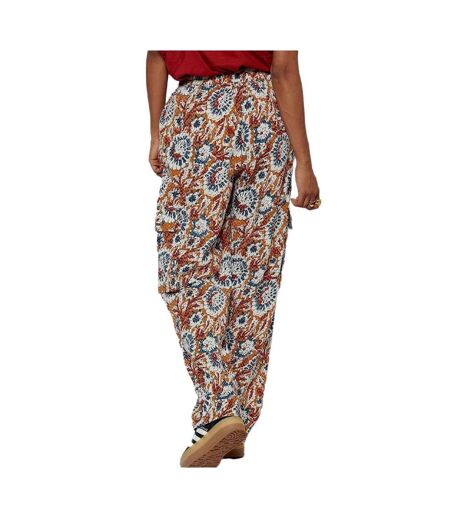 Pantalon fluiderouge à motifs femme kaporal sax