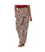 Pantalon fluiderouge à motifs femme kaporal sax-2