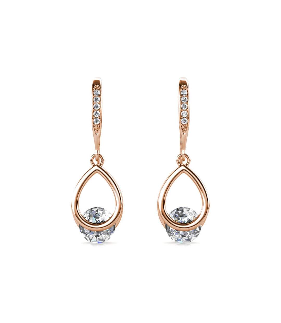 Boucles d'oreilles Tristin Hook, Cristal d'Autriche