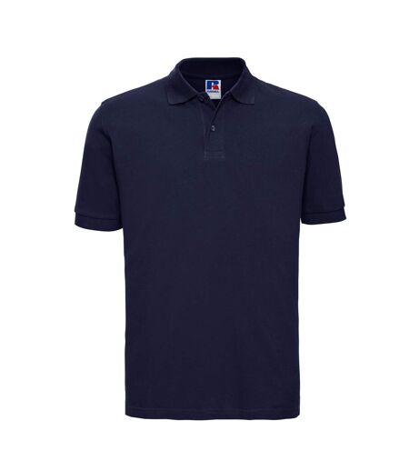 Polo À Manches Courtes Hommes Bleu Marine Russell