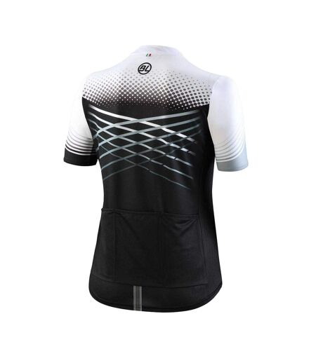 Maillot De Cyclisme Edera Mtb Femme Noir Blanc Bicycle Line