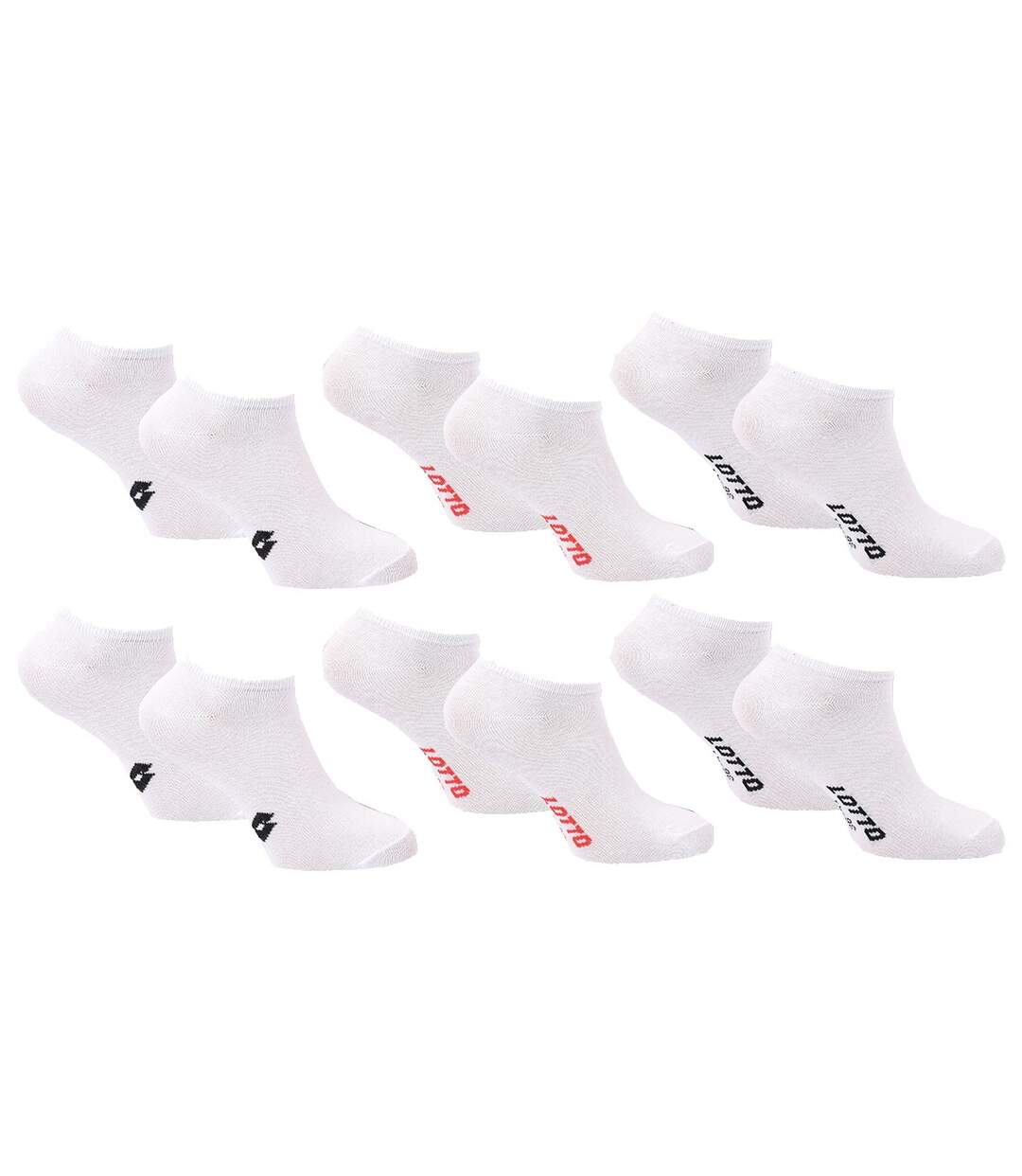 Chaussettes Femme LOTTO Pack de 6 paires SNEAKER 1614-1