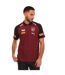 Mens 2024 Team Queensland Maroons Polo Shirt Burgundy Puma-2