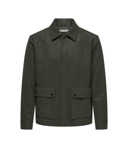Veste verte homme only & sons ponnor